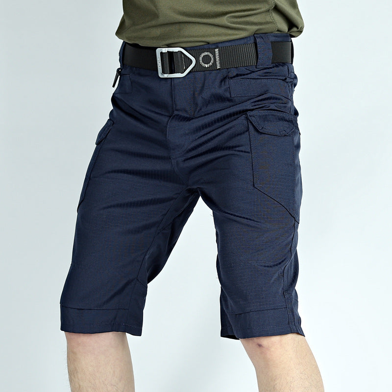 Outdoor Multi-pocket IX7 Waterproof Men's Cargo Pants, fit view