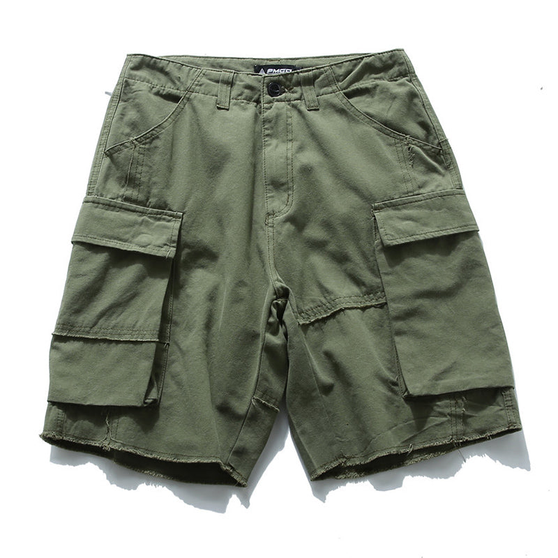 Men's Cotton Elastic Waist Fashion Shorts, size and color chart