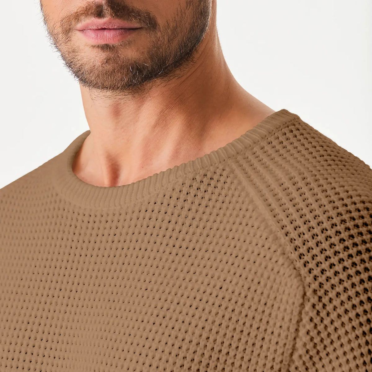 Men's Crewneck Sweater - Soft Casual Pullover