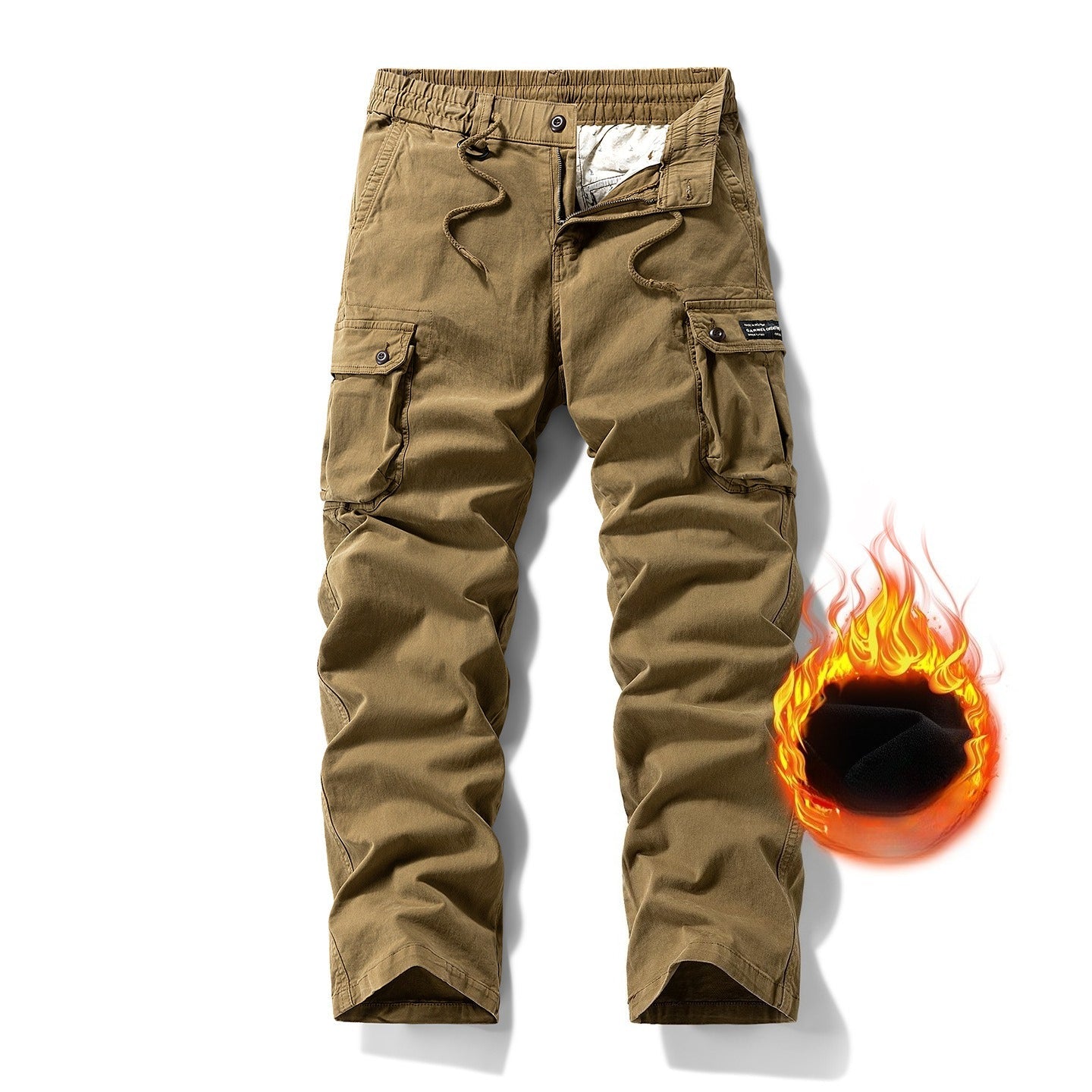 American Vintage Men's Work Pants | Straight Leg, Mid-Rise, Multi-Pocket Cotton Blend