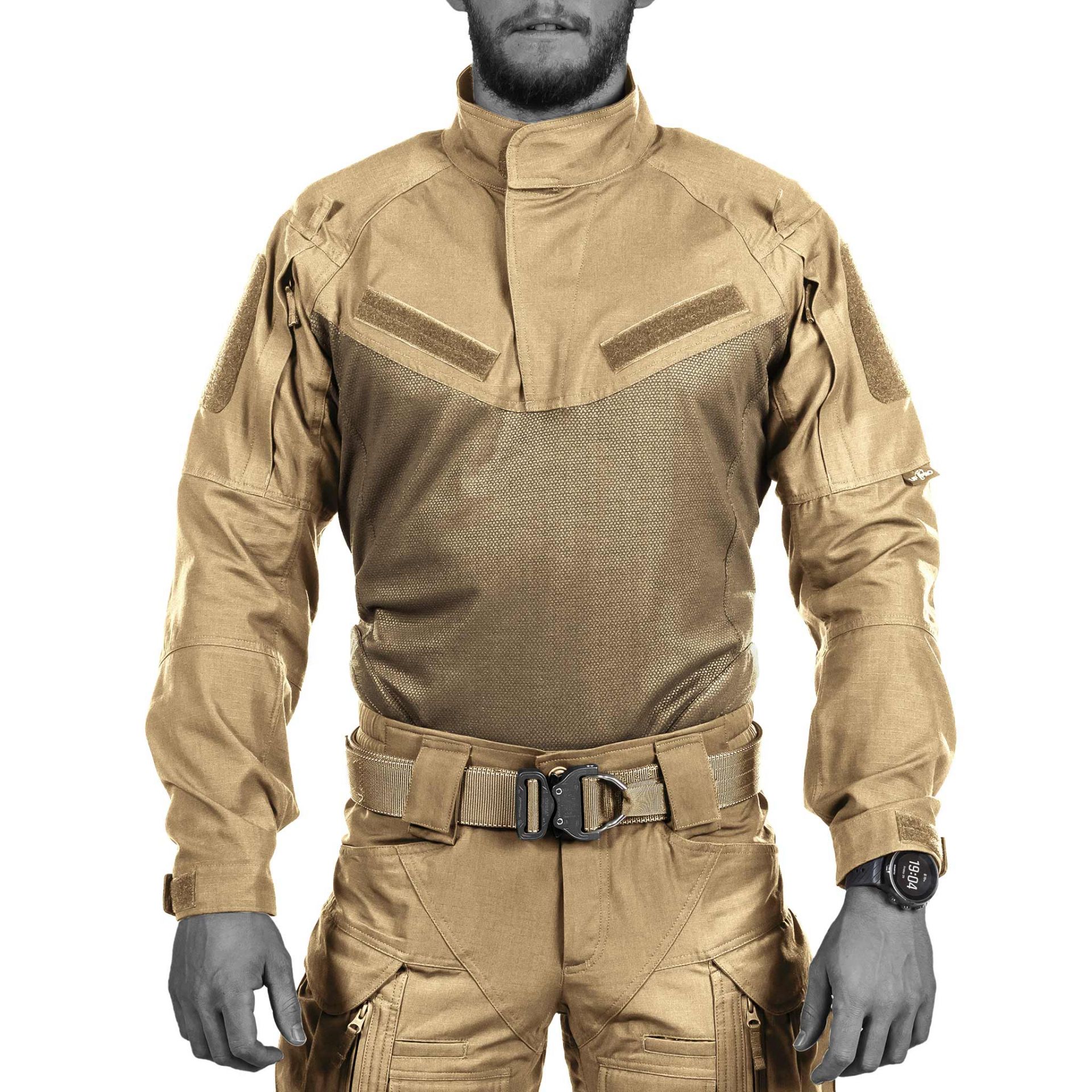 Men's Tactical Long Sleeve Shirt, fit view