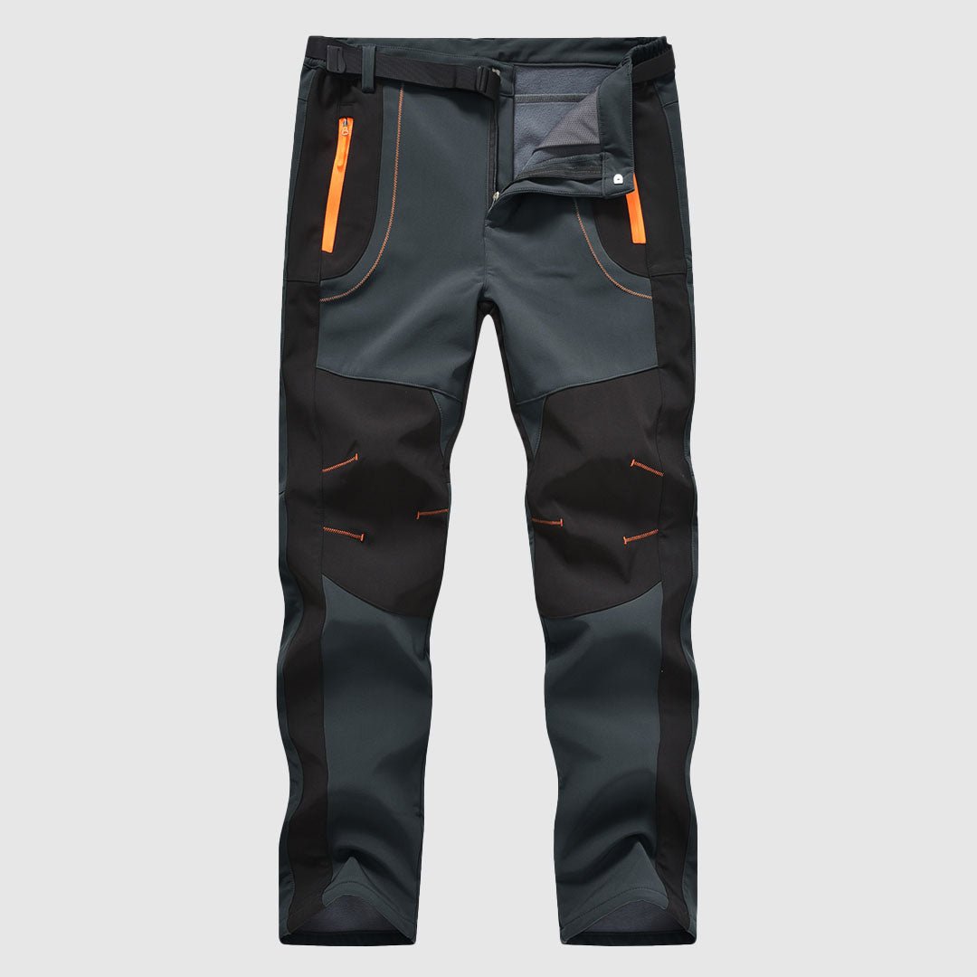 Men's Water-Resistant Fleece-Lined Snow Ski Pants, pocket detail