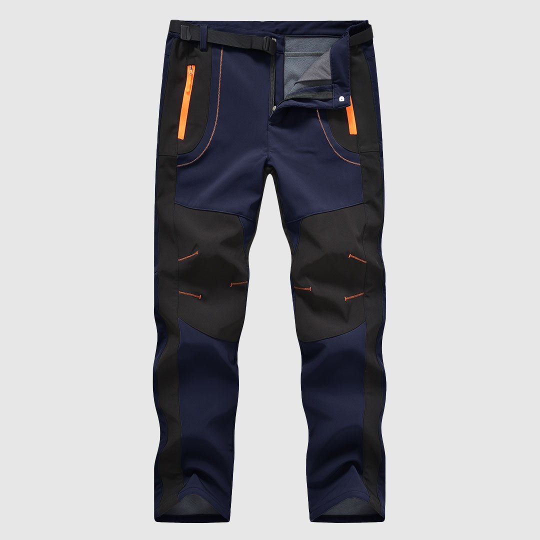 Men's Water-Resistant Fleece-Lined Snow Ski Pants, back view