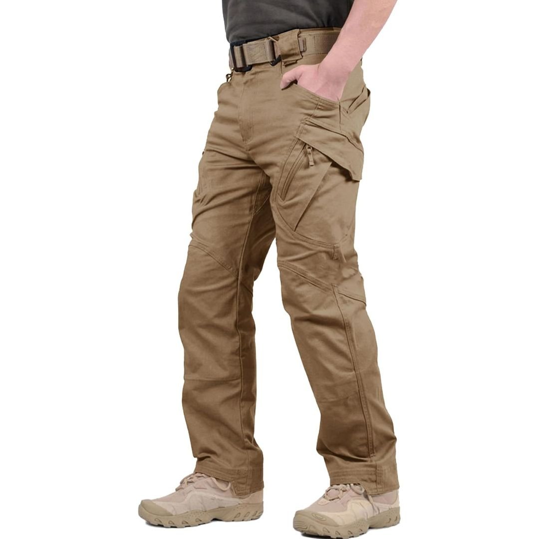 Men's Lightweight Stretch Tactical Cargo Pants, full-length view