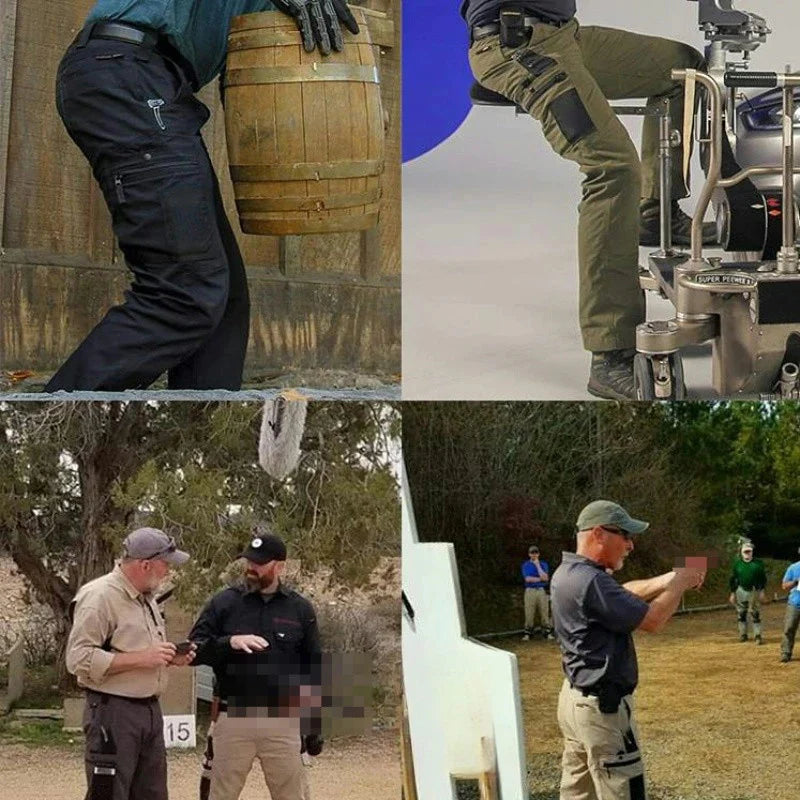 Men's Tactical Multi-Pocket Cargo Pants (Ripstop)