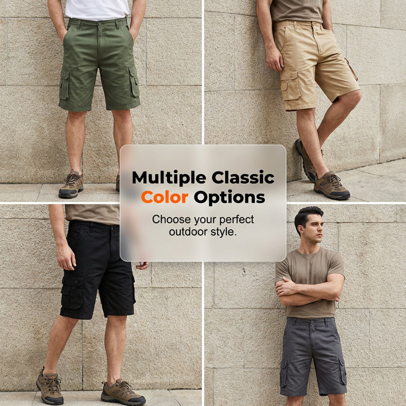 🩳50% OFF🏕️Men's Outdoor Cargo Shorts – Multi-Pocket & Breathable