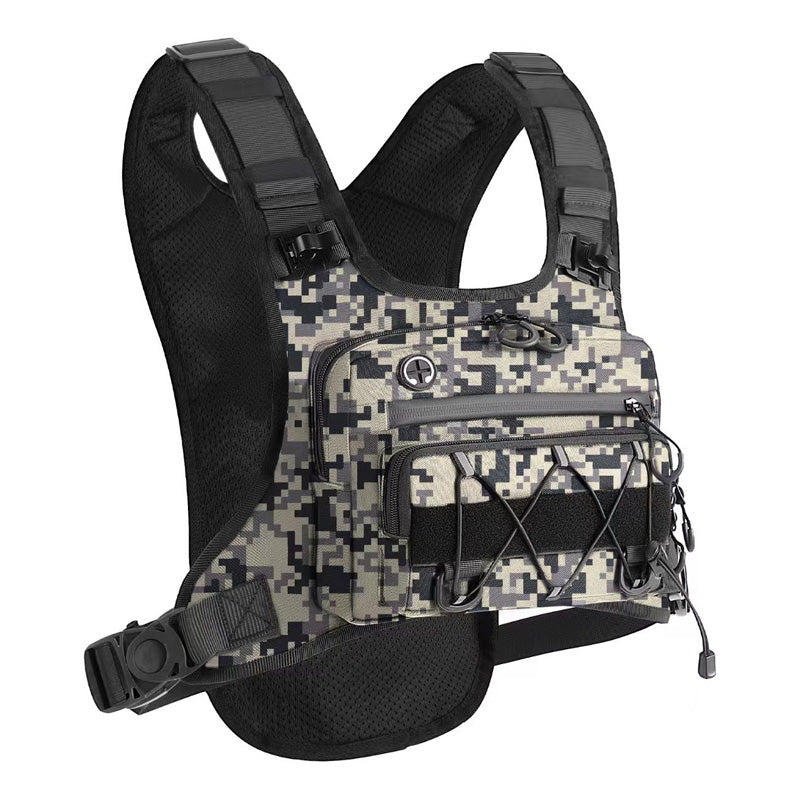 🔥50% OFF🔥Front & Back Cycling Vest Pack for Men – Hydration Ready, 3L Storage, Breathable Mesh 🏃