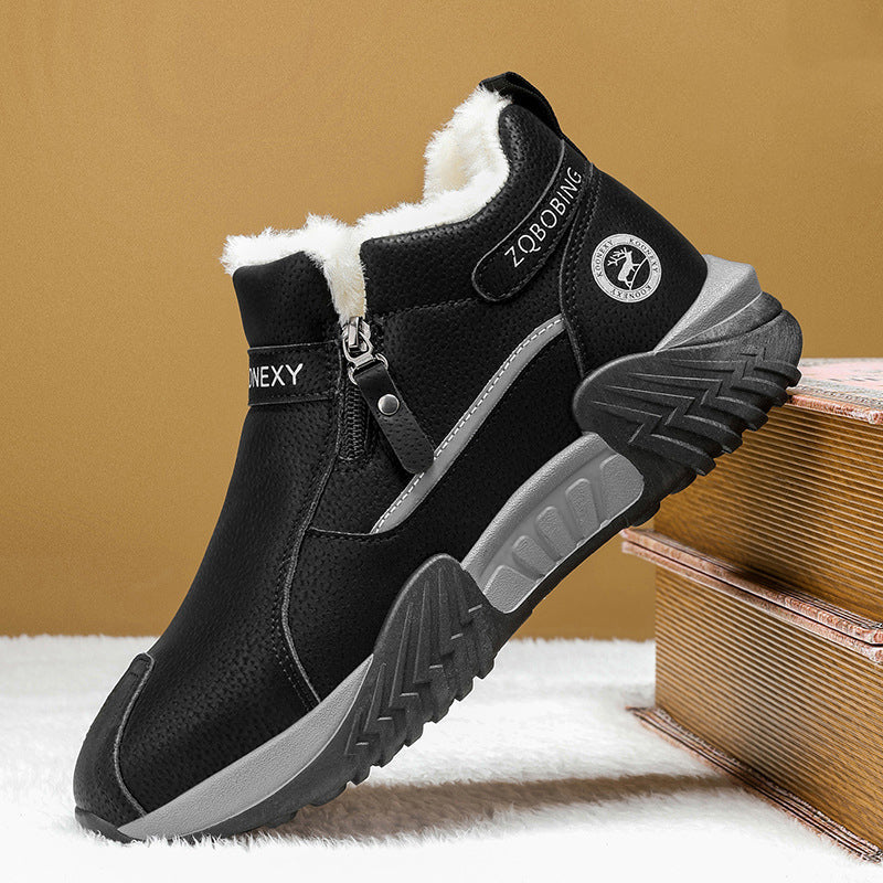 Men's Warm Fleece-Lined Winter Ankle Boots